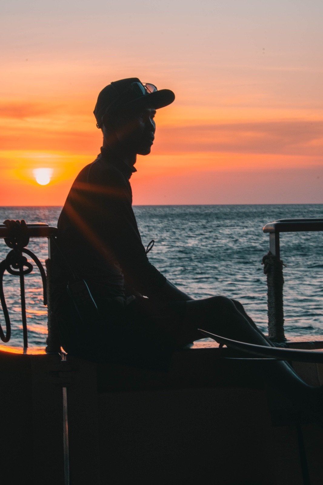 Evening on deck
